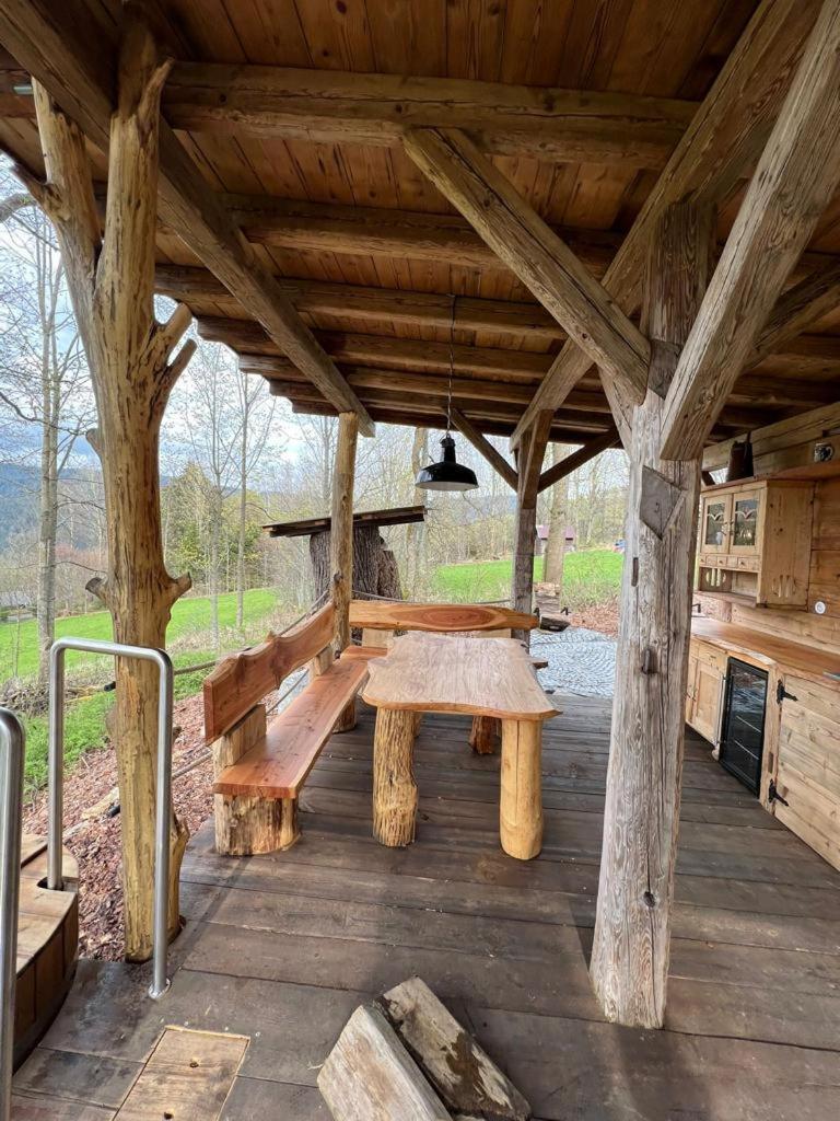 Chalet Apartments Mastal Železná Ruda Dış mekan fotoğraf